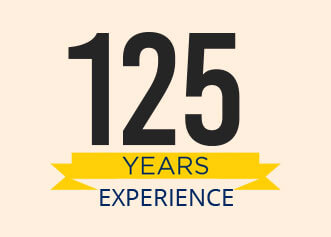 Over 125 years experience
