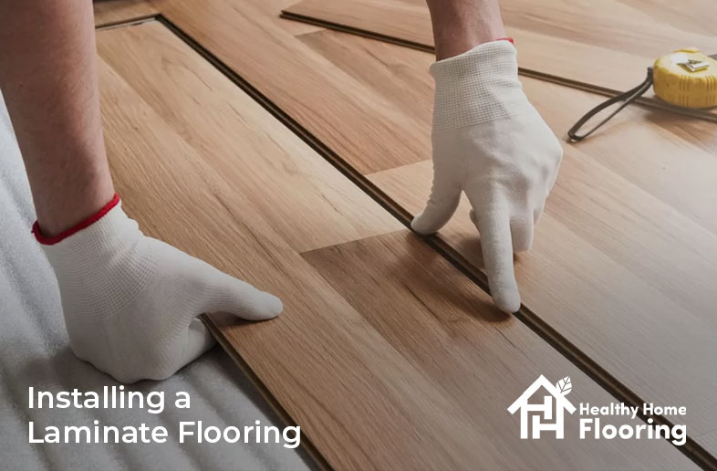 Installing a laminate flooring