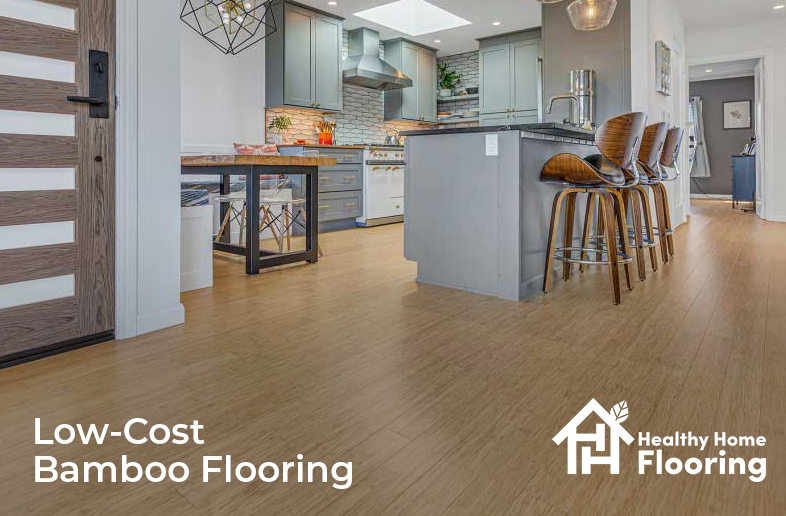Low cost bamboo flooring