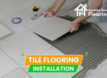 Tile flooring installation