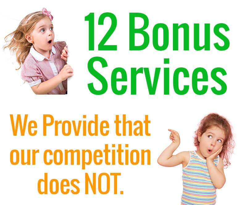 12 bonus services